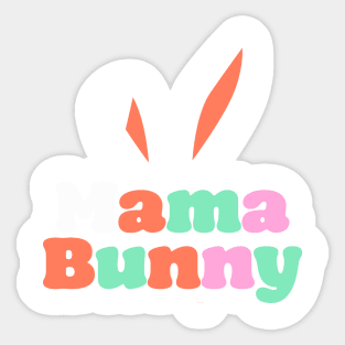 'Mama Bunny' Easter T-Shirt Sticker